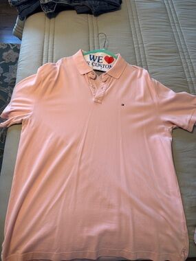 Tommy Hilfiger Men’s Light Pink Polo Shirt